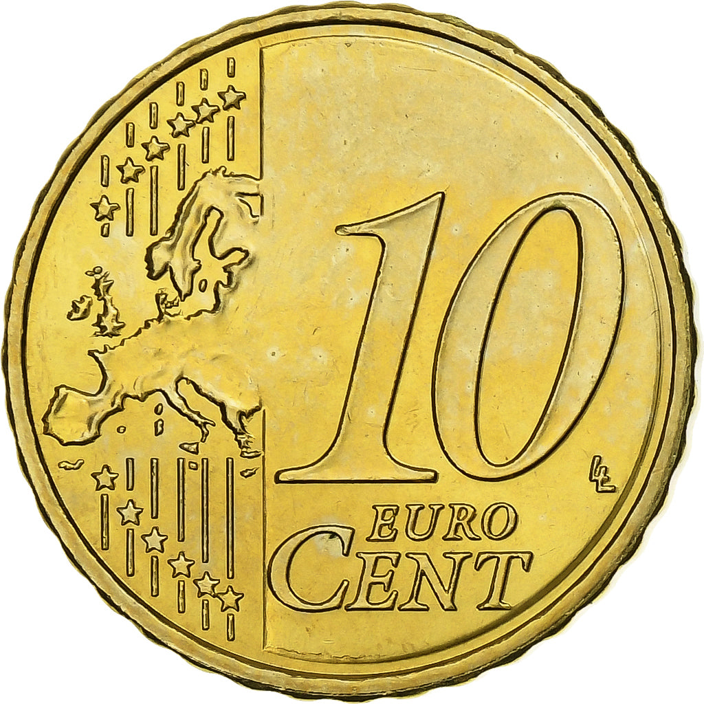 Malte, 10 Centimes, 2008, MDP, Or nordique, SPL