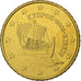 Cipro, 50 Centimes, 2008, Vantaa, Nordic gold, SPL