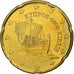 Chipre, 20 Centimes, 2008, Vantaa, Nordic gold, MS(63)