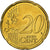 Cipro, 20 Centimes, 2008, Vantaa, Nordic gold, SPL