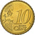 Cipro, 10 Centimes, 2008, Vantaa, Nordic gold, SPL