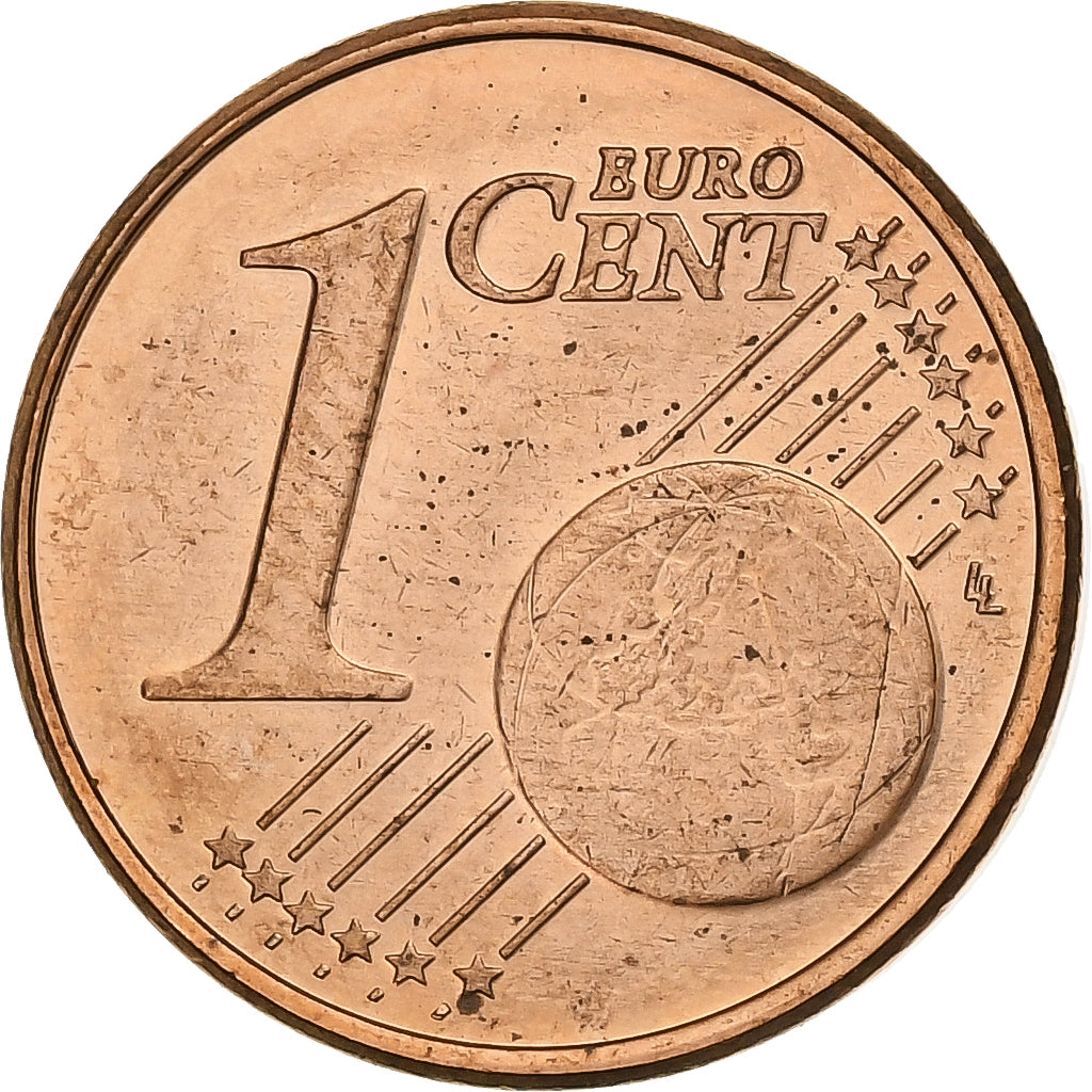 Chypre, 1 Centime, 2009, Vantaa, Acier plaqué cuivre, SPL