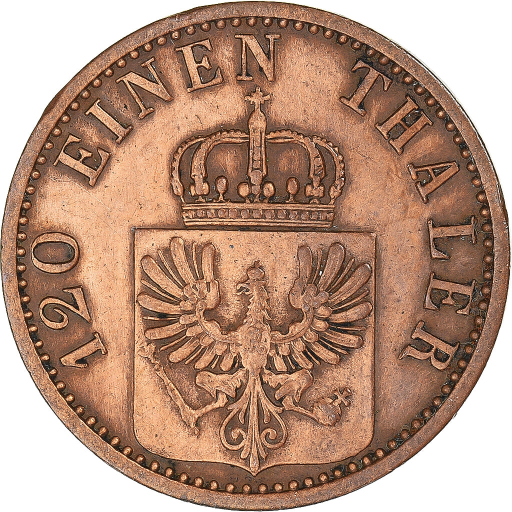 Monnaie, Etats allemands, 3 Pfennig, 1867