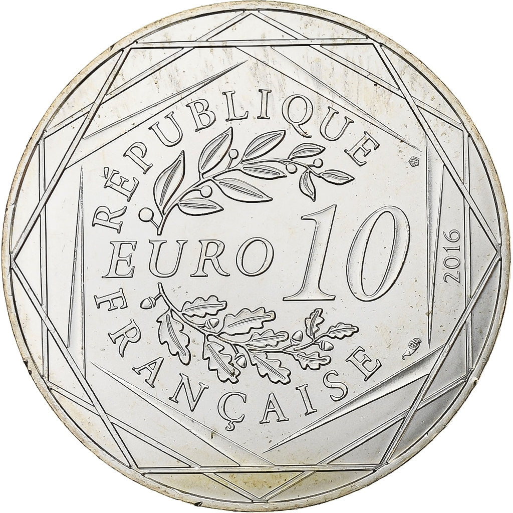Francja, 10 Euro, Le Petit Prince (Notre-Dame de Paris), 2016, MDP, Srebro