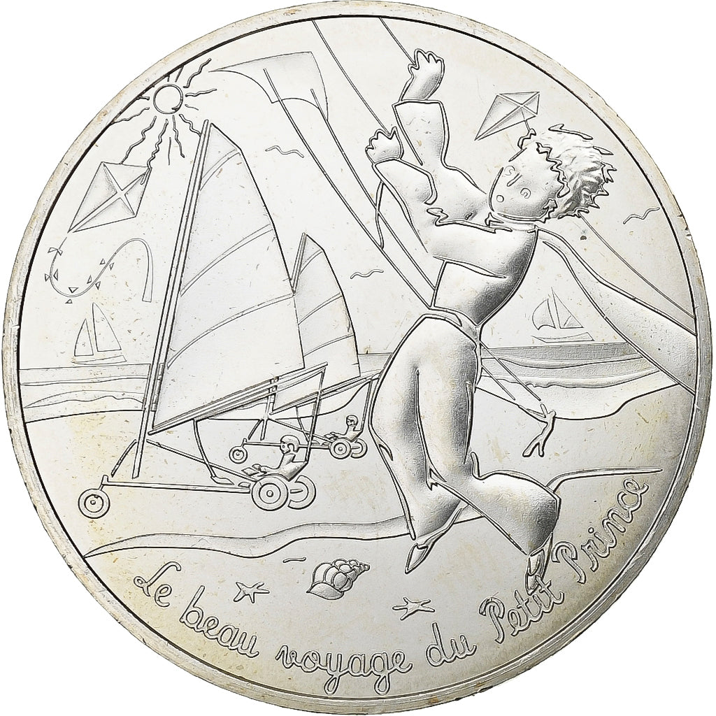 France, 10 Euro, Le Petit Prince (plages du Nord), 2016, MDP, Silver, MS(63)
