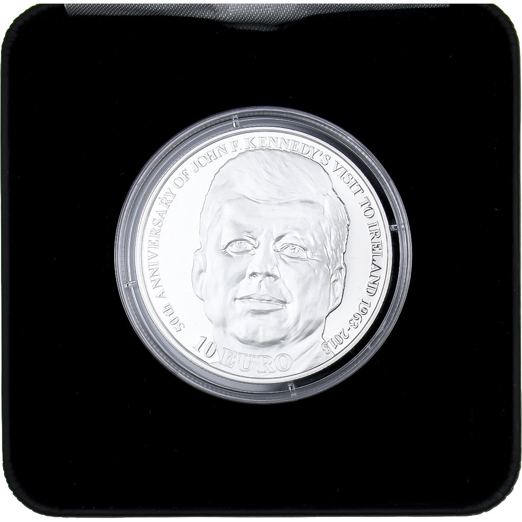 Ireland, 10 Euro, John Fitzgerald Kennedy, Proof, 2013, Sandyford, Silver