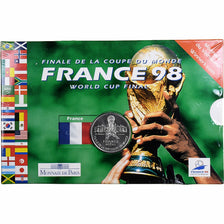 Frankrijk, 5 Francs, Finale de la Coupe du Monde 1998, 1998, MDP, BU, Zilver