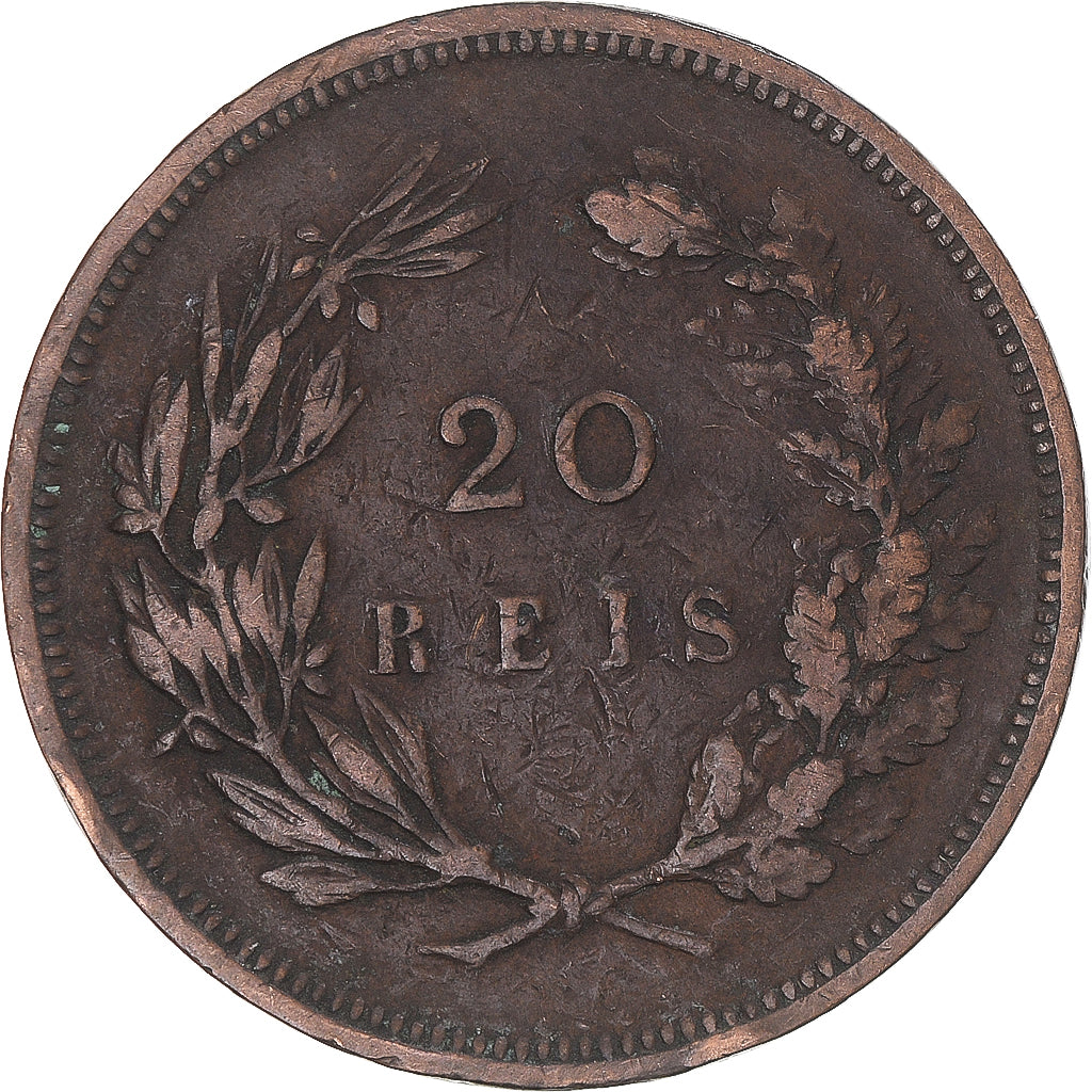 Munten, Portugal, 20 Reis, 1892