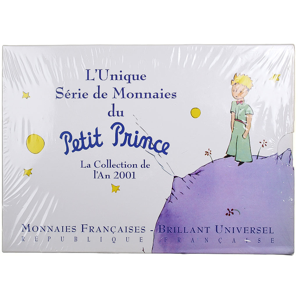 Francja, Coffret 5 c. à 20 frs., Petit Prince, 2001, MDP, BU, ND, MS(65-70)