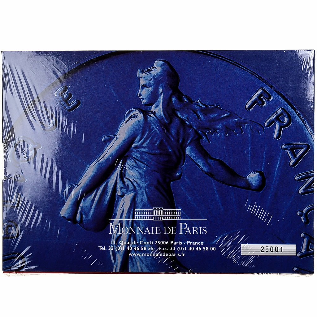 Francia, Coffret 1 c. à 20 frs., 2000, MDP, BU, N.C., FDC