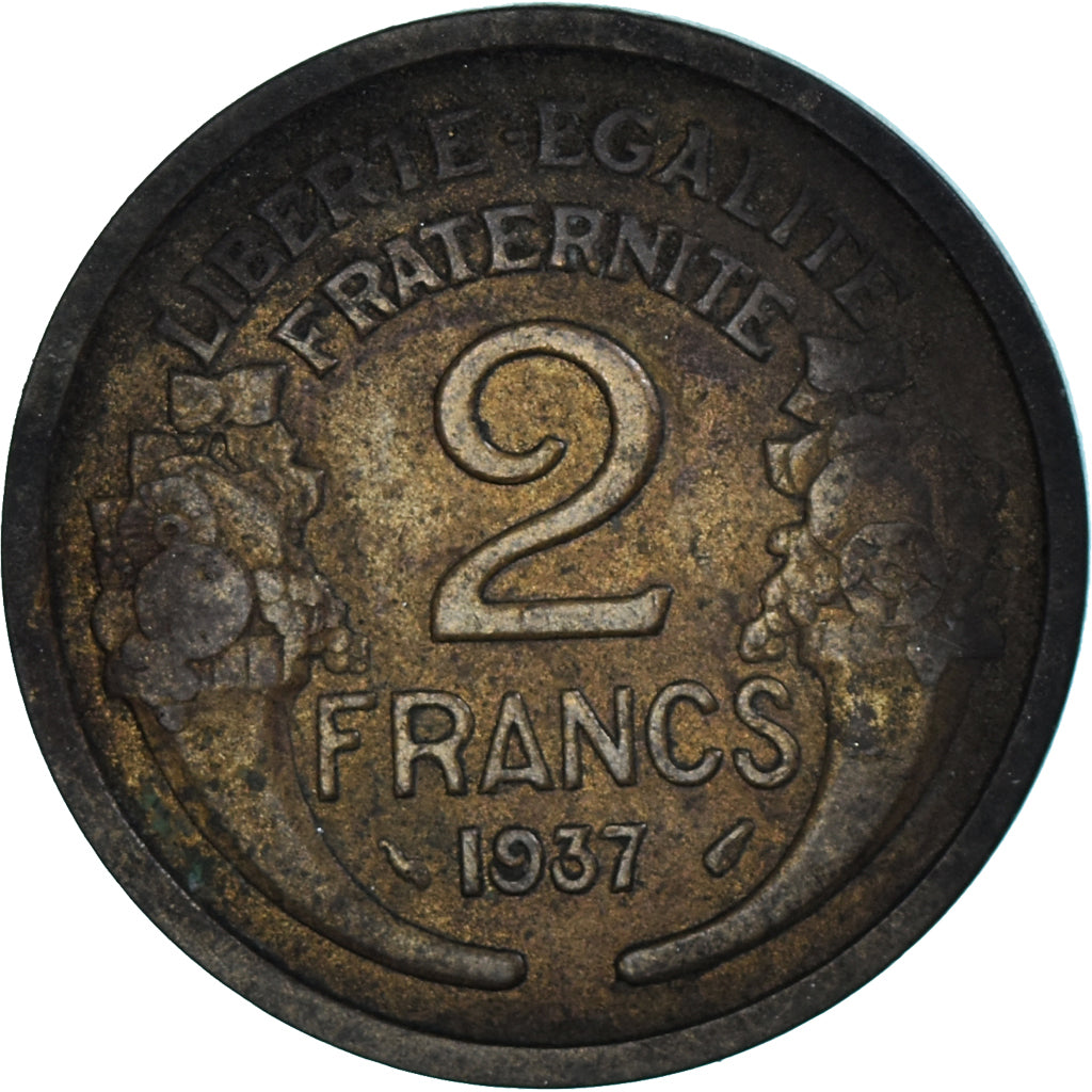 Munten, Frankrijk, 2 Francs, 1937