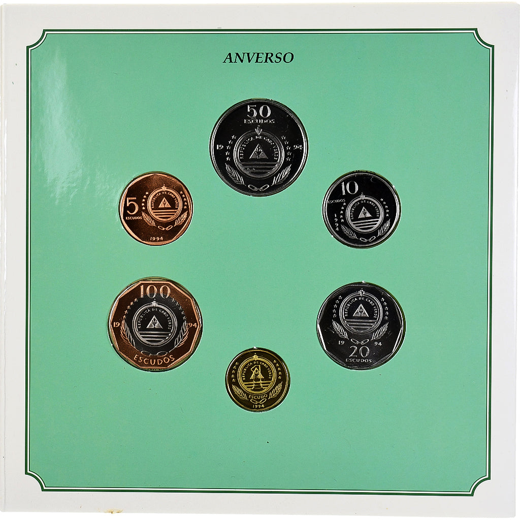 Cape Verde, Set 1 - 100 Escudos, Plants, 1994, Llantrisant, BU, MS(65-70)