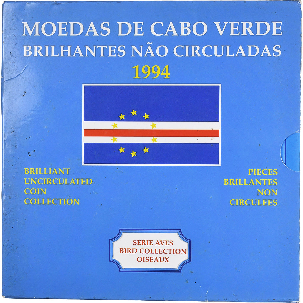Cape Verde, Set 1 - 100 Escudos, Bird, 1994, Llantrisant, BU, MS(65-70)