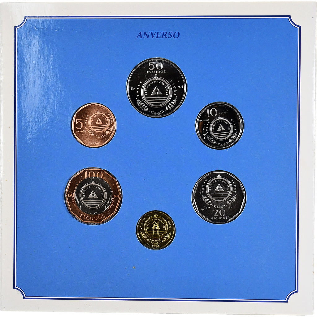 Cape Verde, Set 1 - 100 Escudos, Bird, 1994, Llantrisant, BU, MS(65-70)