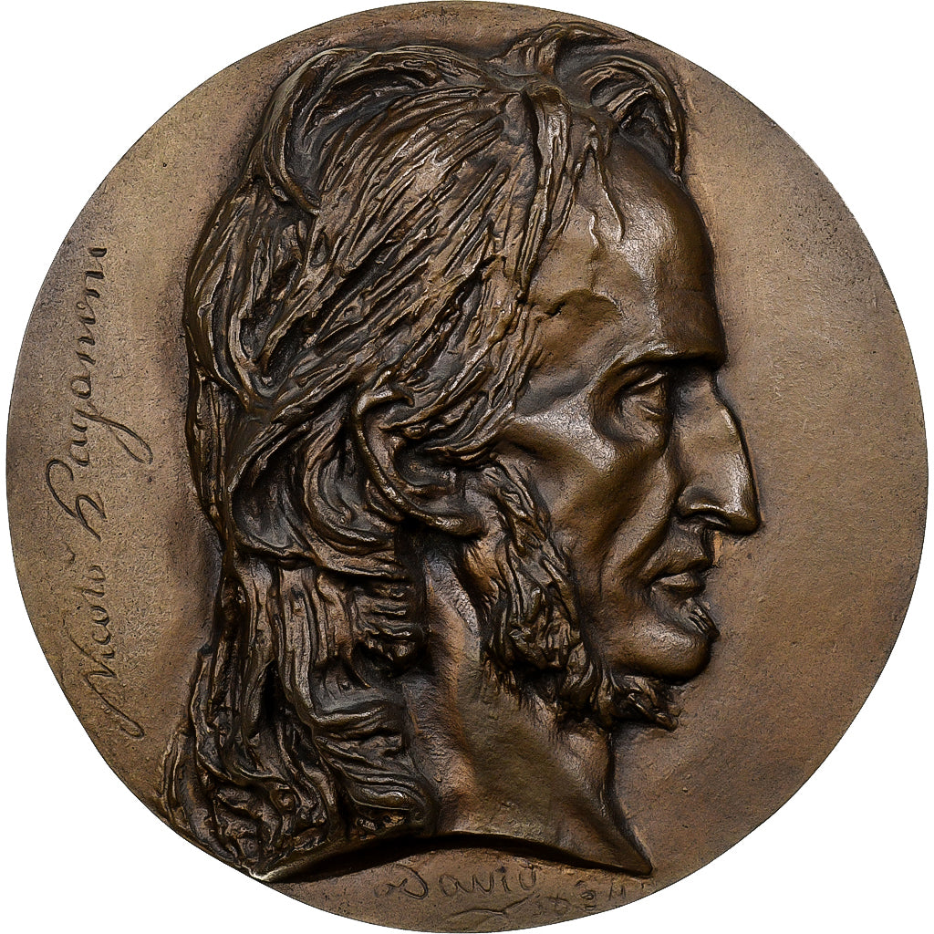 Italy, Medal, Niccolò Paganini, 1834, Bronze, David d’Angers, AU(55-58)