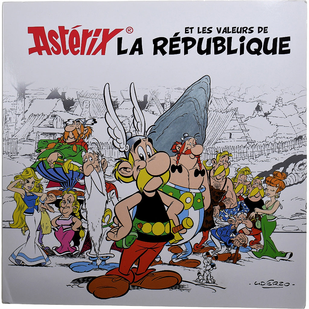 France, Coffret 24x10 Euro, Astérix, les Valeurs de la République, 2015, MDP