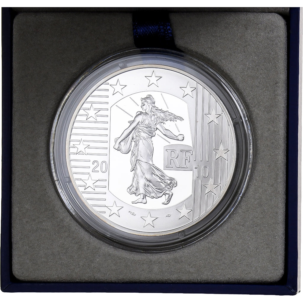 France, 10 Euro, Semeuse, Proof, 2010, MDP, Silver, MS(65-70)