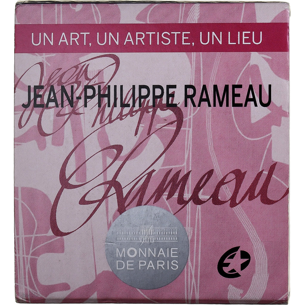 France, 10 Euro, Jean-Philippe Rameau, Proof, 2014, MDP, Silver, MS(65-70)