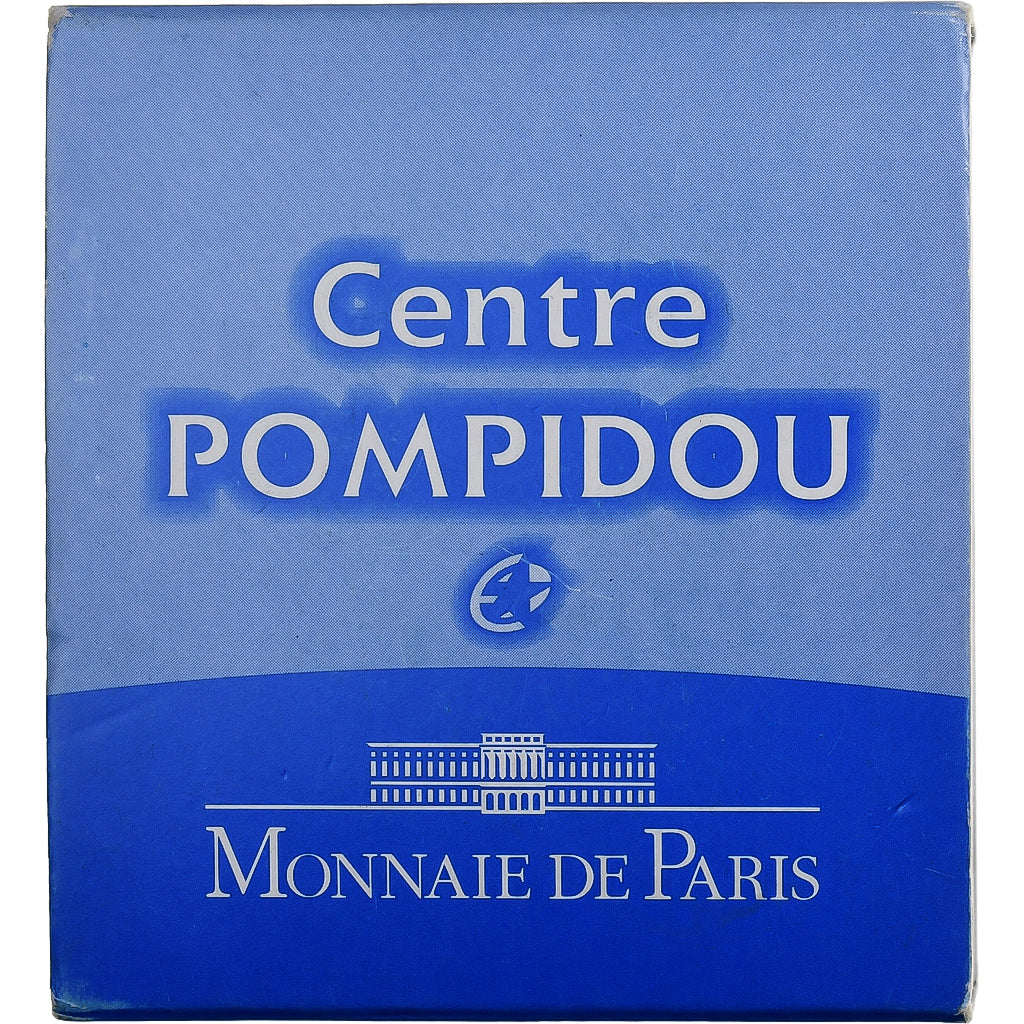 France, 10 Euro, Centre Georges Pompidou, Proof, 2010, MDP, Silver, MS(65-70)