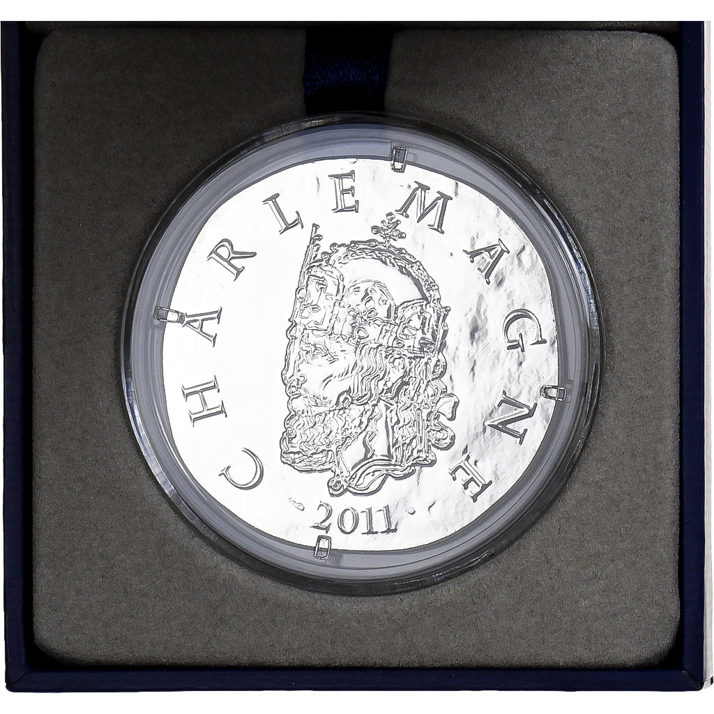 France, 10 Euro, Charlemagne, Proof, 2011, MDP, Silver, MS(65-70)
