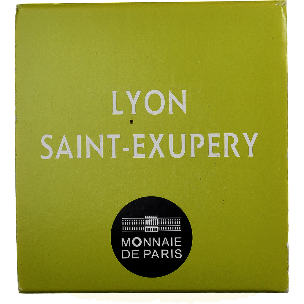 France, 10 Euro, Lyon Saint-Exupéry Railway Station, Proof, 2012, MDP, Silver