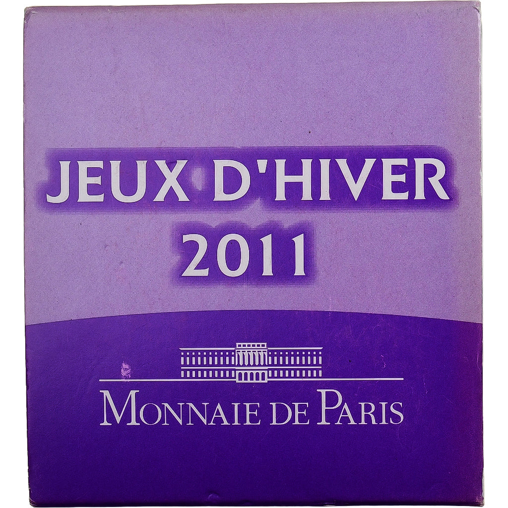 Francja, 10 Euro, Figure Skating, Proof, 2011, MDP, Srebro, MS(65-70)