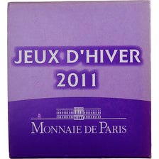 Francja, 10 Euro, Figure Skating, Proof, 2011, MDP, Srebro, MS(65-70)