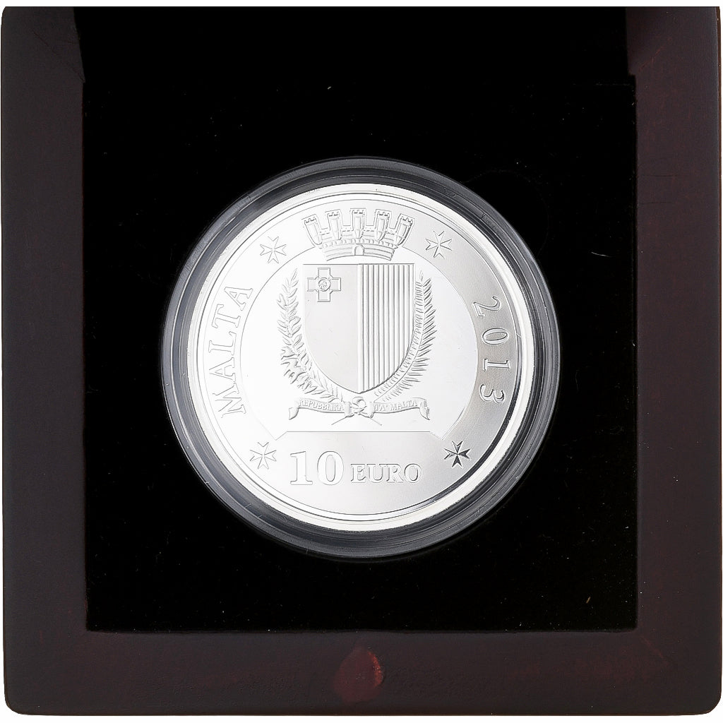 Malta, 10 Euro, Emmanuel Pinto, Proof, 2013, Brussels, Silver, MS(65-70)