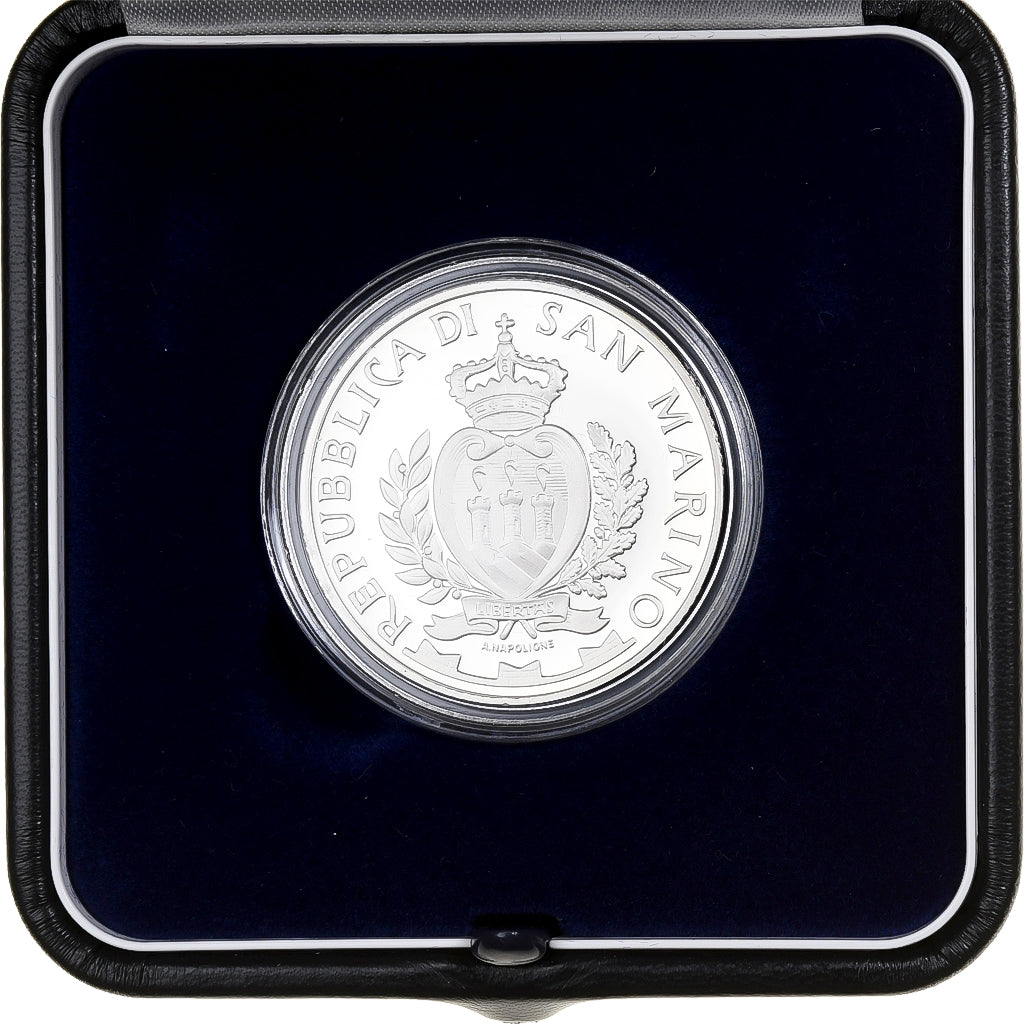 San Marino, 10 Euro, Ponte di Tiberio in Rimini, FS, 2014, Rome, Argento, FDC