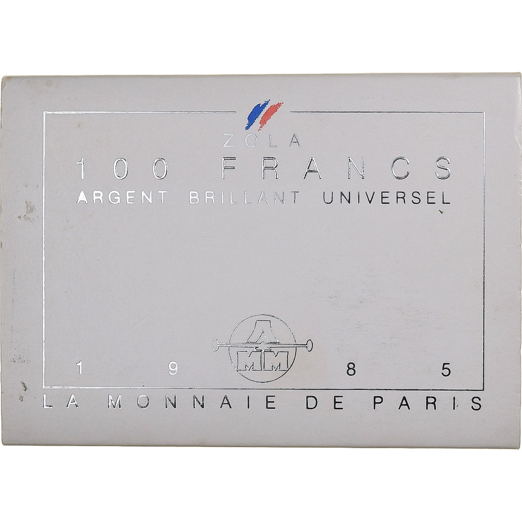 Francia, 100 Francs, Germinal, 1985, MDP, BU, Argento, FDC