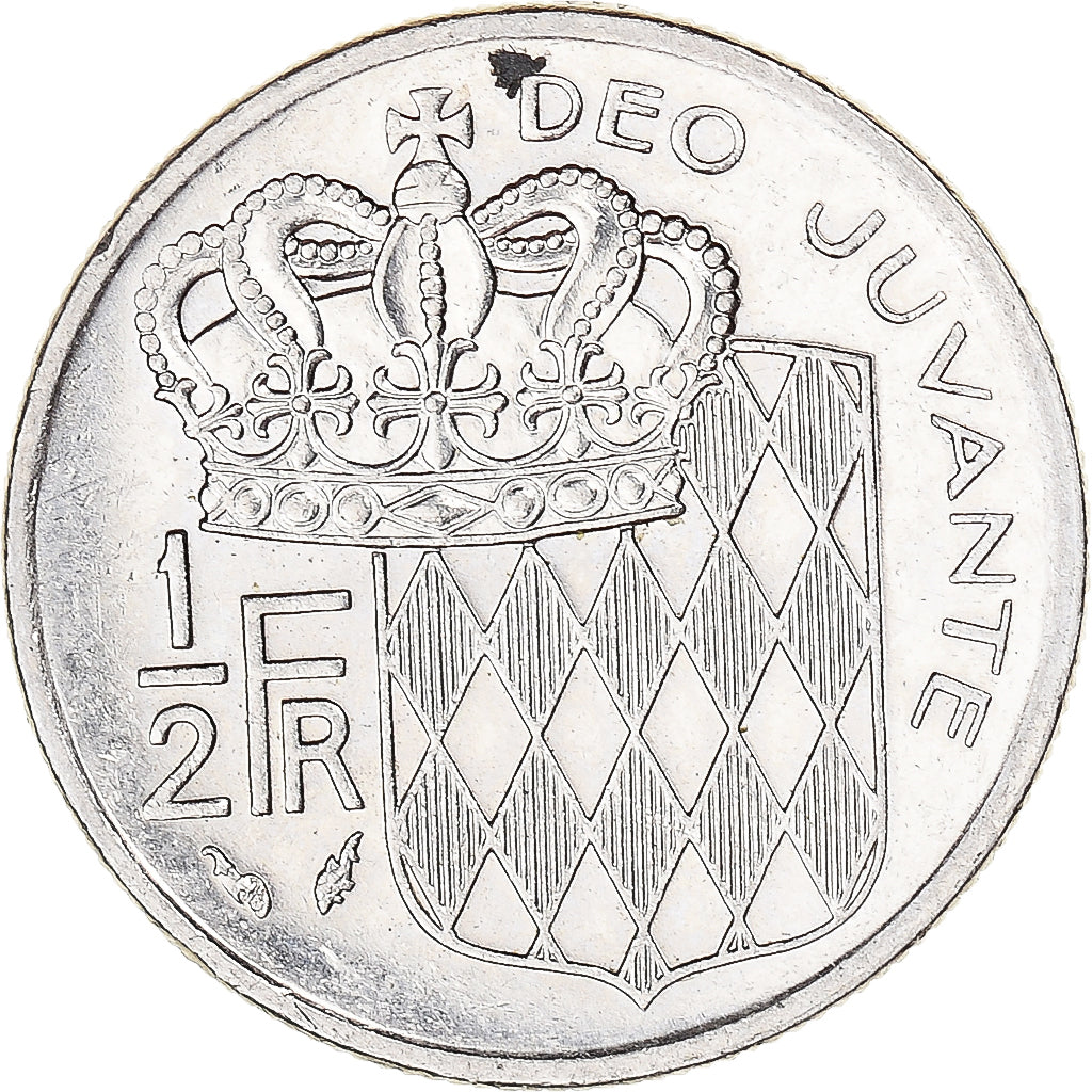 Moneda, Mónaco, 1/2 Franc, 1978