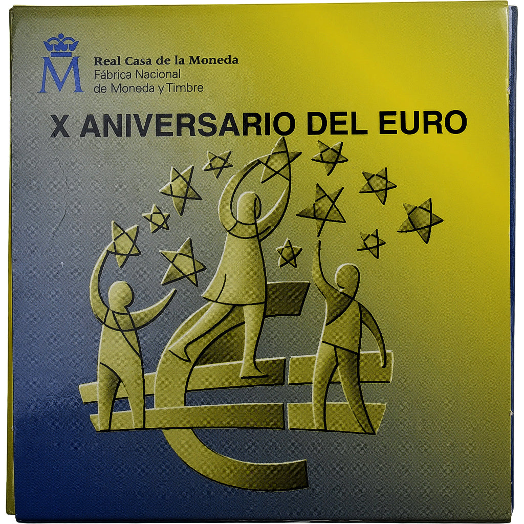 Spagna, Juan Carlos I, 10 Euro, 10 Years of Euros Cash, FS, 2012, Madrid