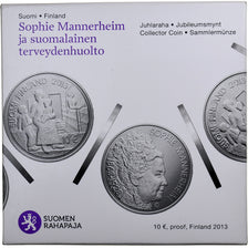 Finlande, 10 Euro, Sophie Mannerheim, BE, 2013, Vantaa, Argent, FDC
