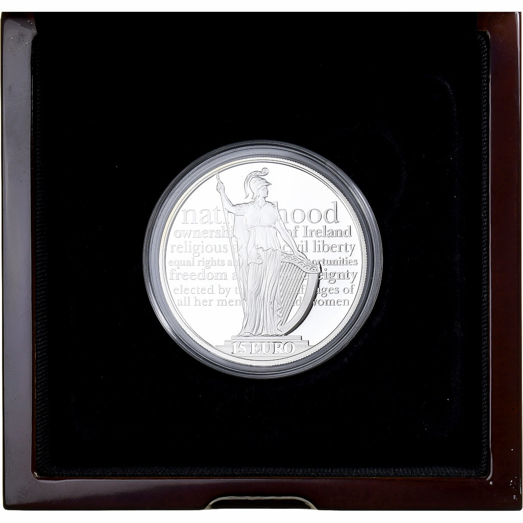 Ireland, 15 Euro, Proclamation of Irish Republic, PP, 2016, Karlsfeld, Silber
