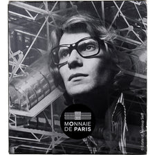 Francja, 10 Euro, Époque contemporaine, Yves Saint Laurent, Proof, Colorized