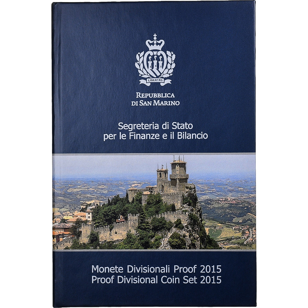 San Marino, Set 1 ct. - 2 Euro + 2x2 Euro, Proof, 2015, Rome, MS(65-70)