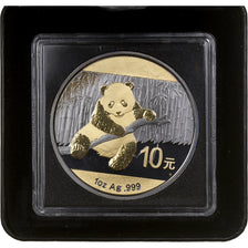 China, 10 Yuan, 1 oz, Panda, 2014, BU, Silver, MS(65-70)