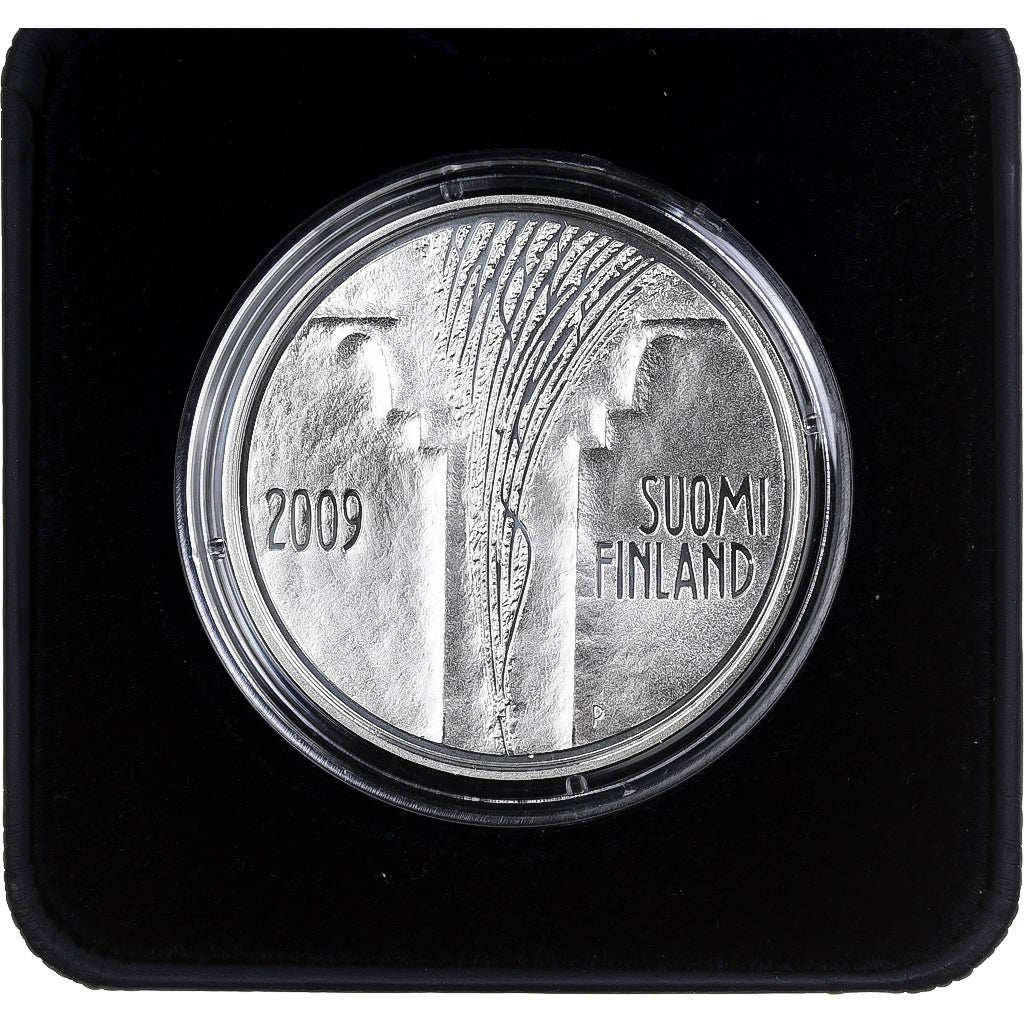 Finland, 10 Euro, 200 years, Finnish Government, Proof, 2009, Vantaa, Silver