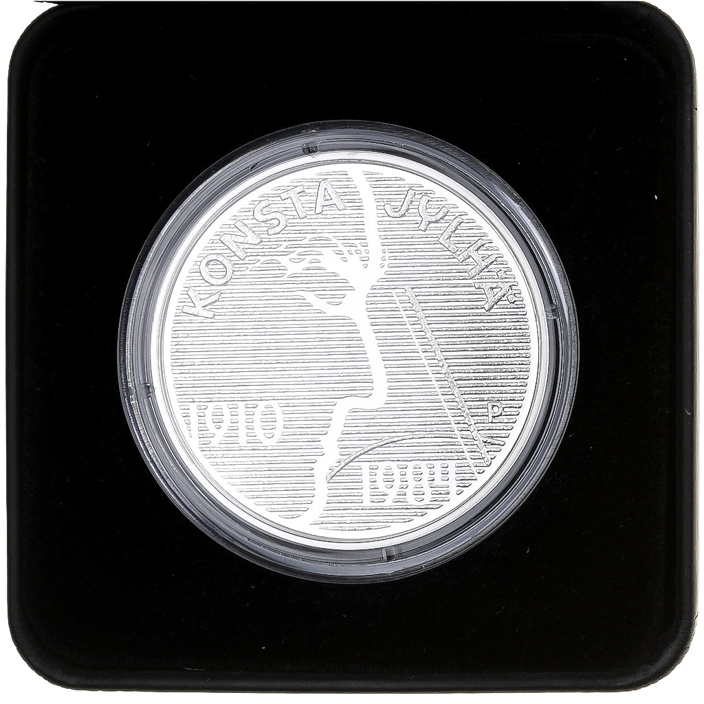 Finland, 10 Euro, Konsta Jylhä, Proof, 2010, Vantaa, Silver, MS(65-70)