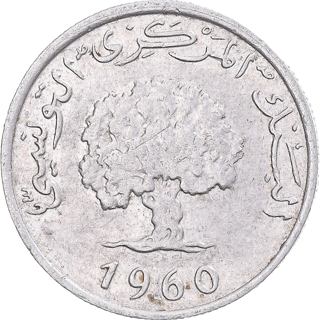 Moeda, Tunísia, Millim, 1960
