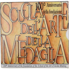 Italie, 10 Euro, École de l'art de la médaille, BE, 2007, Rome, Argent, FDC