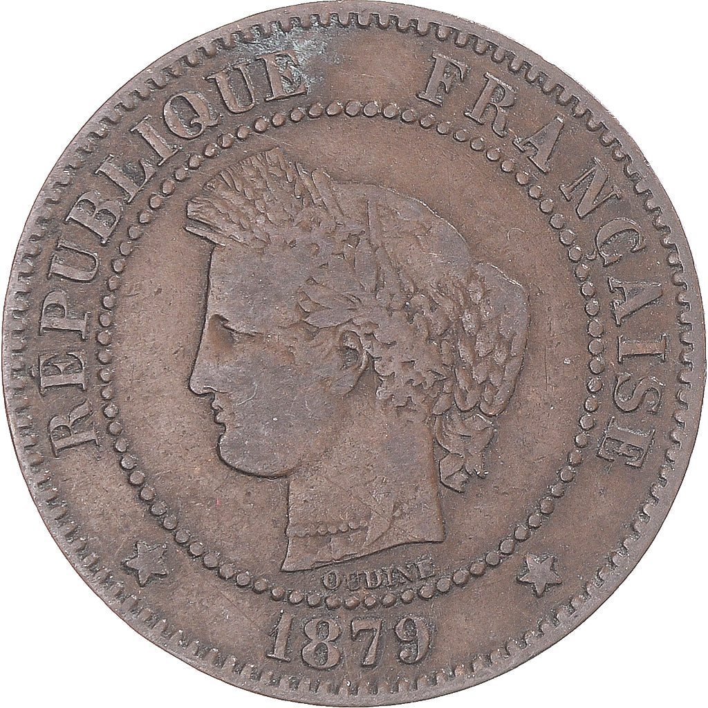 Coin, France, 2 Centimes, 1879