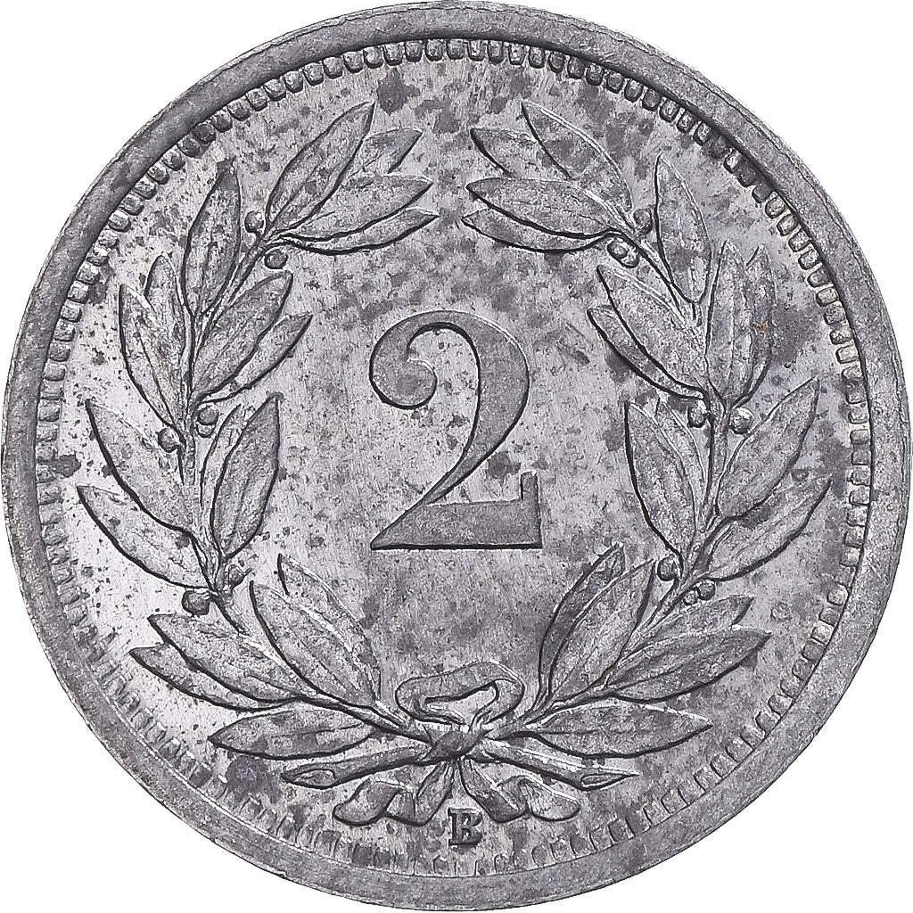 Coin, Switzerland, 2 Francs, 1944
