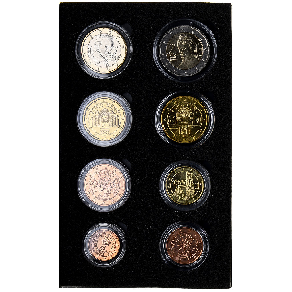 Austria, Set 1 ct. - 2 Euro, Mixed Dates, Vienne, MS(65-70)