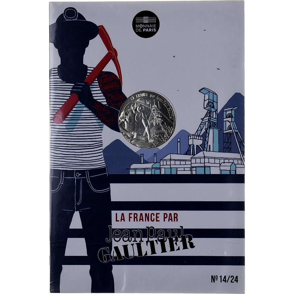Francia, 10 Euro, Jean-Paul Gaultier (La Lorraine), 2017, MDP, Argento, FDC