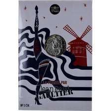 France, 10 Euro, Jean-Paul Gaultier (La ville de Paris), 2017, MDP, Silver