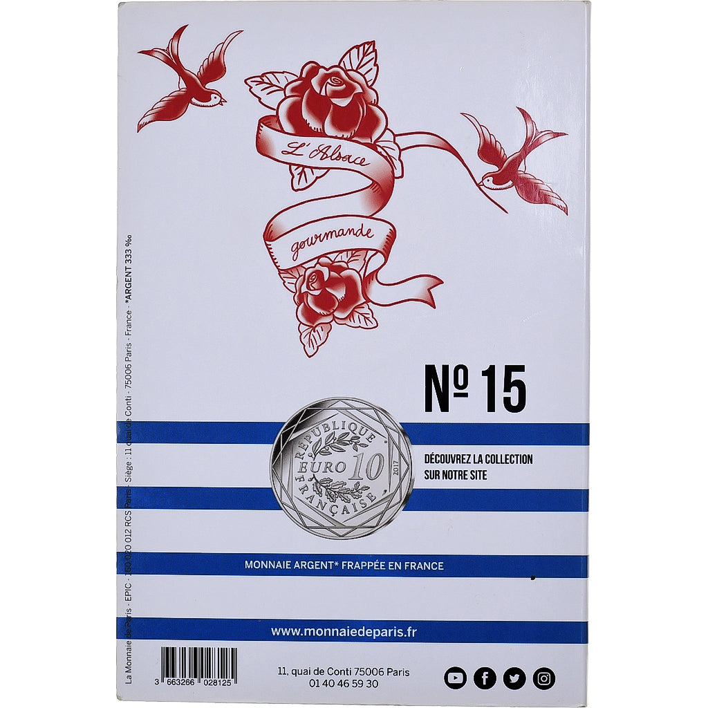 Frankreich, 10 Euro, Jean-Paul Gaultier (L'Alsace), 2017, MDP, Silber, STGL