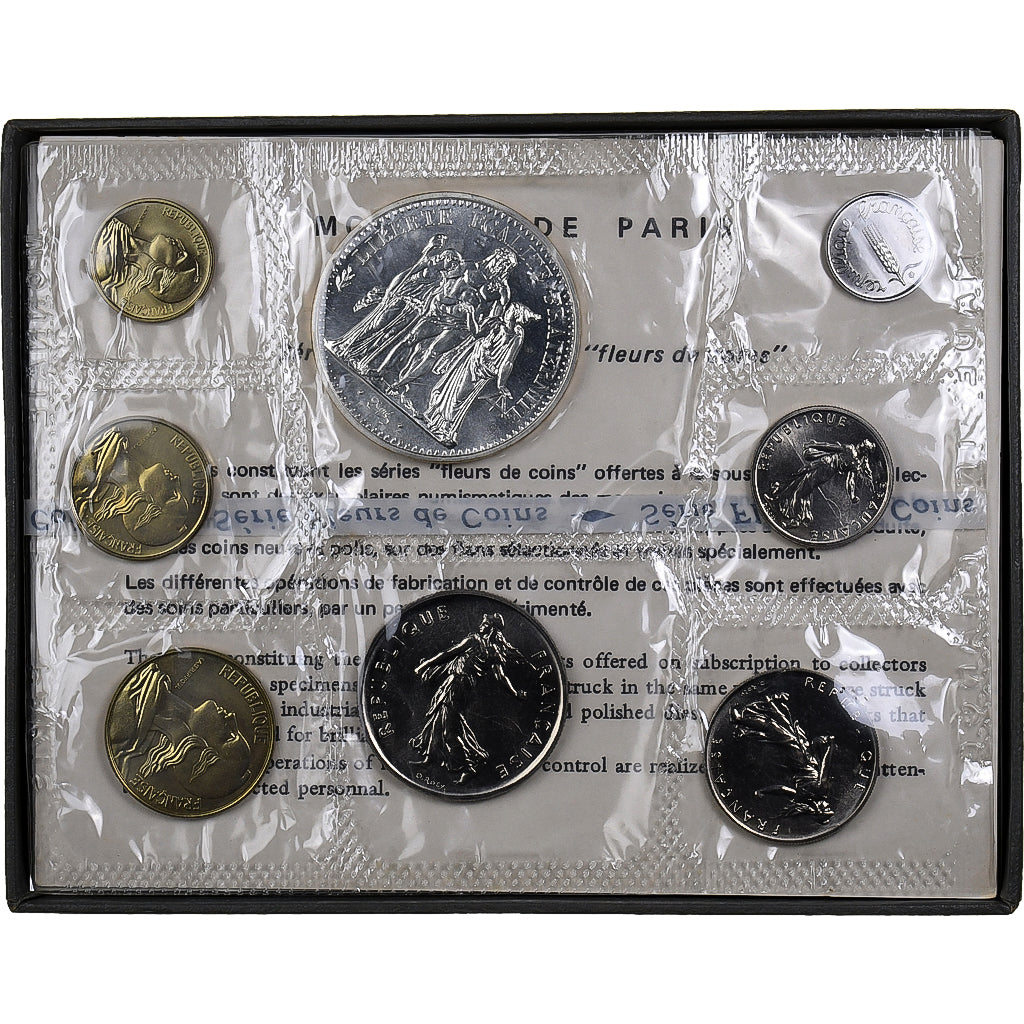França, Coffret 1 c. à 10 frs., 1973, MDP, série FDC, N/D, MS(65-70)