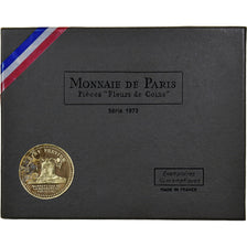 France, Coffret 1 c. à 10 frs., 1973, MDP, série FDC, MS(65-70)