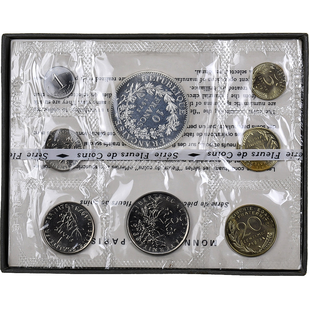 Francia, Coffret 1 c. à 10 frs., 1973, MDP, série FDC, N.C., FDC